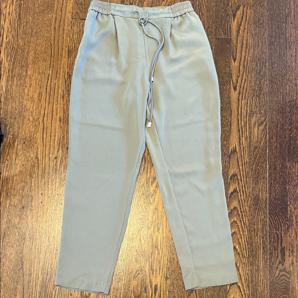 Zara Green Drawstring Pants